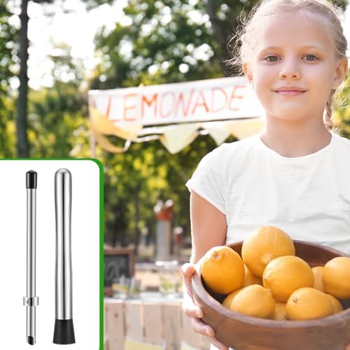 Honeydak 5 Pcs Straw Hole Puncher Muddler Set