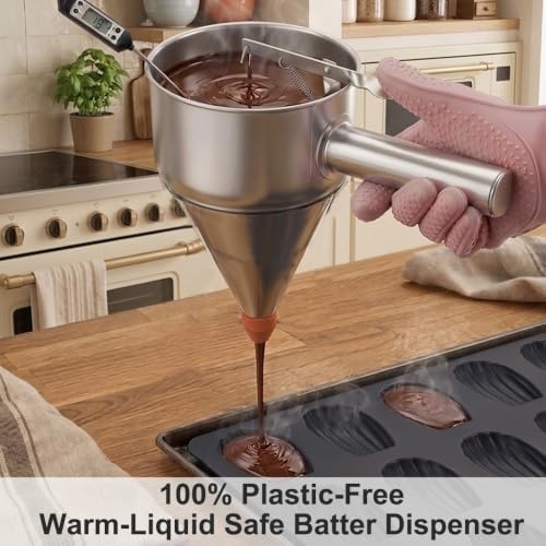 40oz Stainless Steel Pancake Batter Dispenser