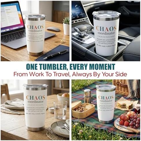 TEEZWONDER Thank You Gifts for Women - 20 oz Stainless Steel Tumbler