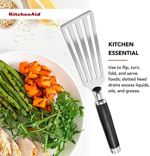 KitchenAid KO024OHOBA Gourmet Stainless Steel Flex Turner,Black