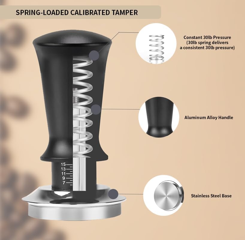 7 Pack Espresso Tamper Station&Coffee Distributor Tamper&Espresso WDT