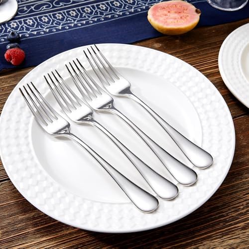 KEAWELL Premium Verona 4-Piece 8-Inch Dinner Fork Set