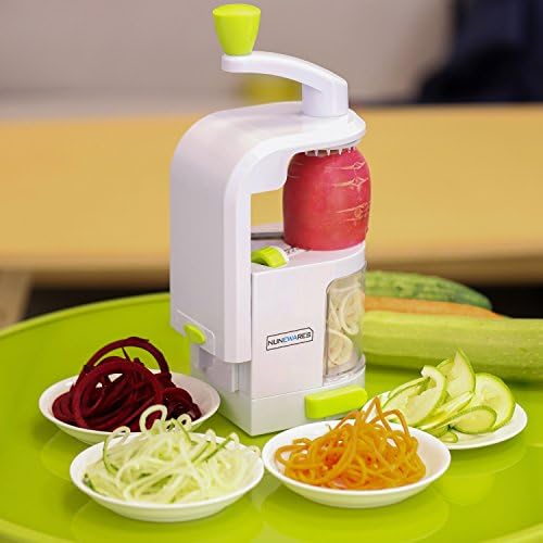 4-Blade Vegetable Spiralizer with 500ml Bin
