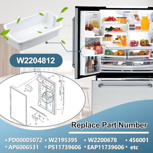 Cenipar WP2204812 2204812 Refrigerator Door Shelf Bin Replacement