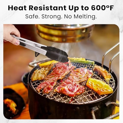 Kitchen Tongs Set, 9" and 12", 2 Pack