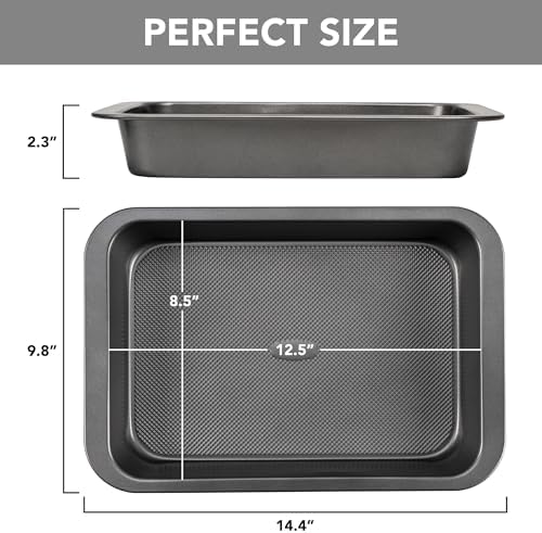 Tiawudi Cake Pan, Nonstick Baking Pan for Cake, Bread, Brownie or