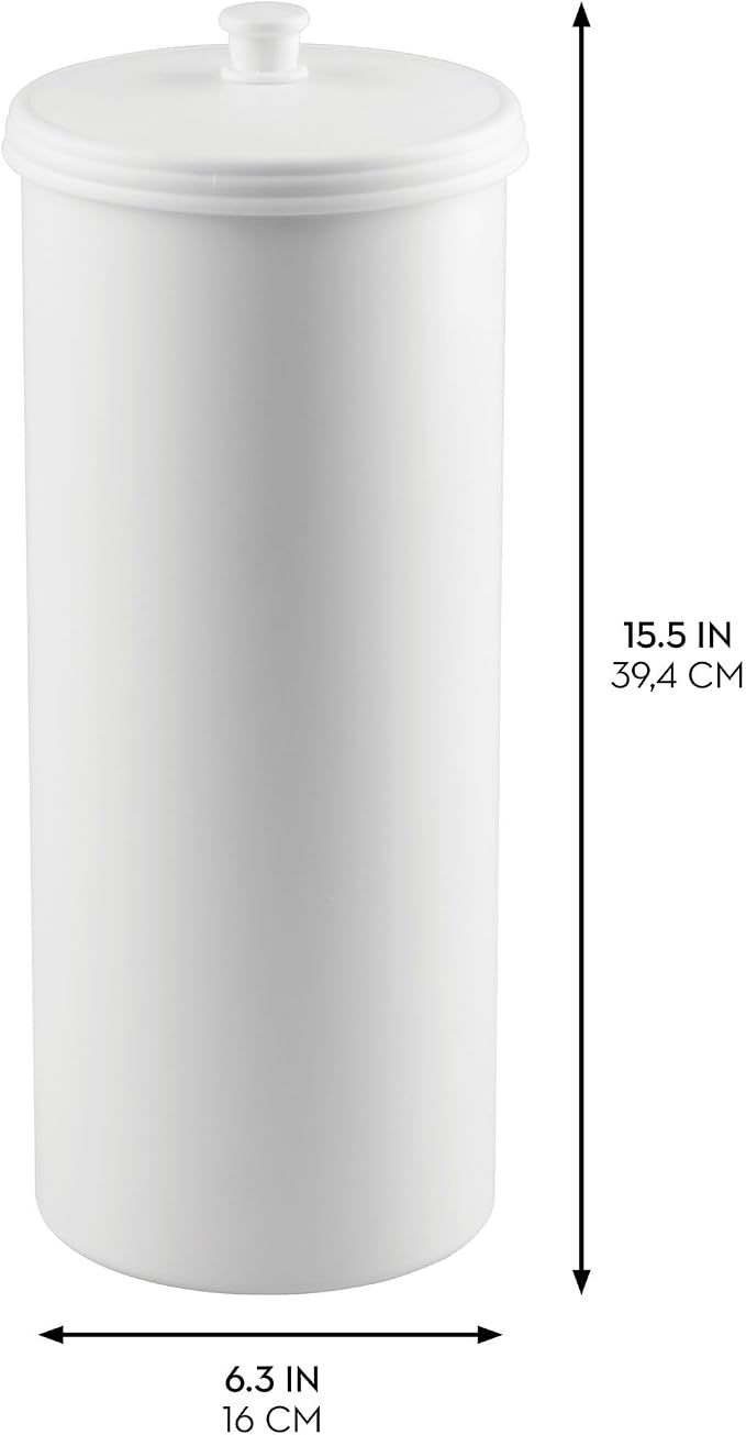 iDesign Freestanding Bathroom Toilet Paper Storage Holder - Image 3