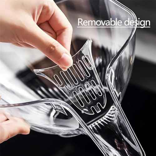 Multi-functional Drain Basket, 1PC, Clear