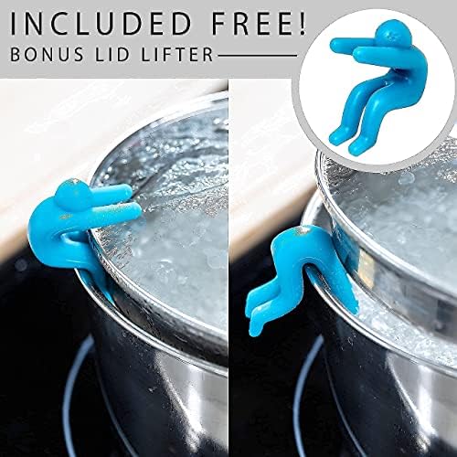 Spoon Rest for Kitchen Counter – Pot Lid Holder and Spoon Holder