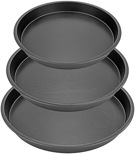 Non-Stick Round Cake Pans & Cookie Sheets Set – Easy-Clean Bakeware
