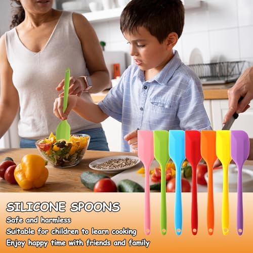 28-Piece Mini Silicone Spatula Set, 8.3 Inch