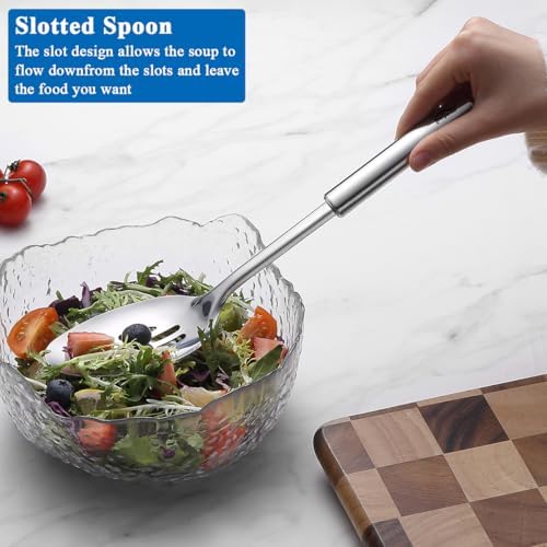 Berglander Kitchen Skimmer Slotted Spoons for Straining 2 pcs 13"