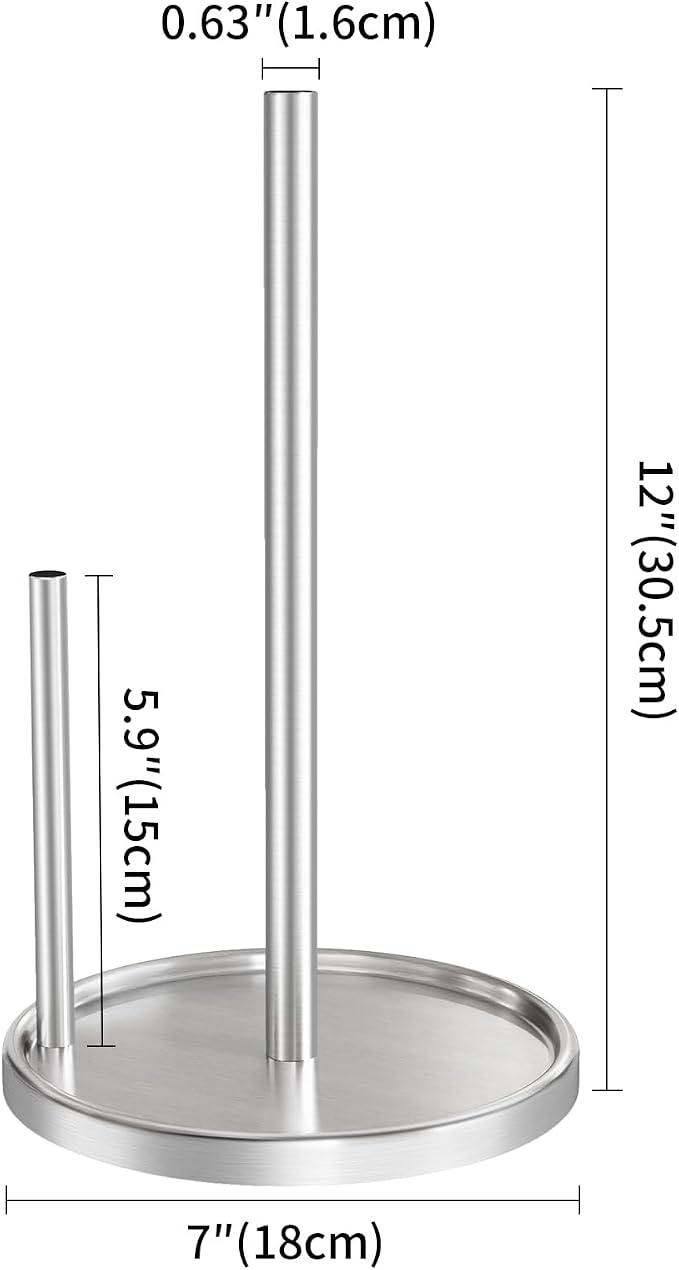 Jesginboo Paper Towel Holder Countertop, Paper Roll Holder - Image 6