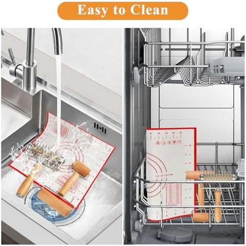 3pcs Pizza Tool Set, Include Pizza Docker, Pizza Dough Roller and