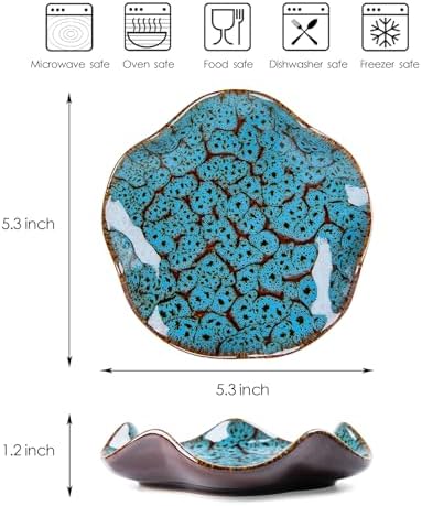 Spoon Rest for Stove Top, 5.3 Inch Ceramic Spoon Holder for Kitchen