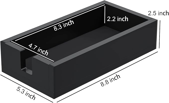 HIIMIEI Acrylic Napkin Holder for Bathroom, Bathroom Napkins Guest Disposable - Image 2
