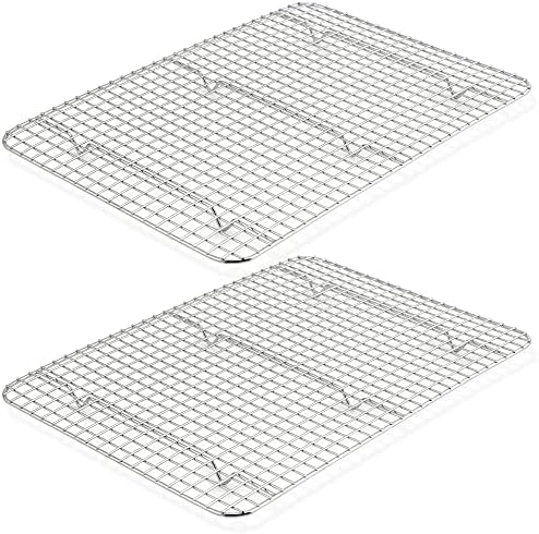 TeamFar Cooling Rack, 16.5”x11.5” Stainless Steel Baking Grid Wire