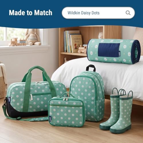 Wildkin Insulated Lunch Box for Kids, Daisy
