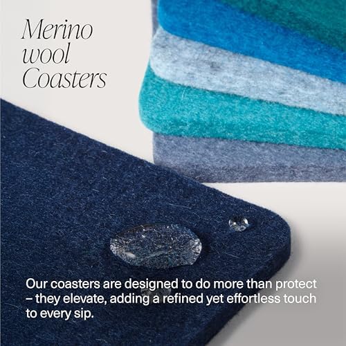 Graf Lantz - Bierfilzl Merino Wool Round Coasters Set of 4 - Heather