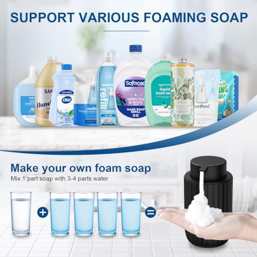 Ceramic Foaming Soap Dispenser, 12 oz