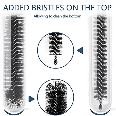 Ixiaoyoo 12 Pcs Straw Cleaner Brushes Set, 8.2 Inch Nylon Cleaning