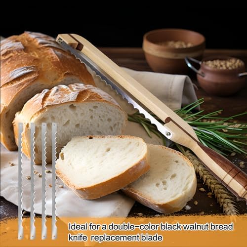 Bread Bow Knife Replacement Blades, 12 Pcs, 10.8" Stainless Steel