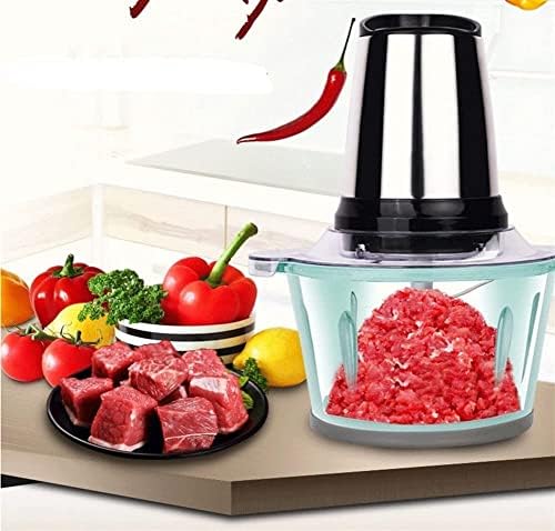 Electric Food Chopper, 300W, 2L Glass Bowl