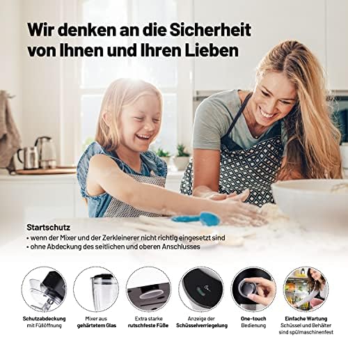 Lauben Kitchen Machine 1200BC Food Processor, 1200W, 5.5L
