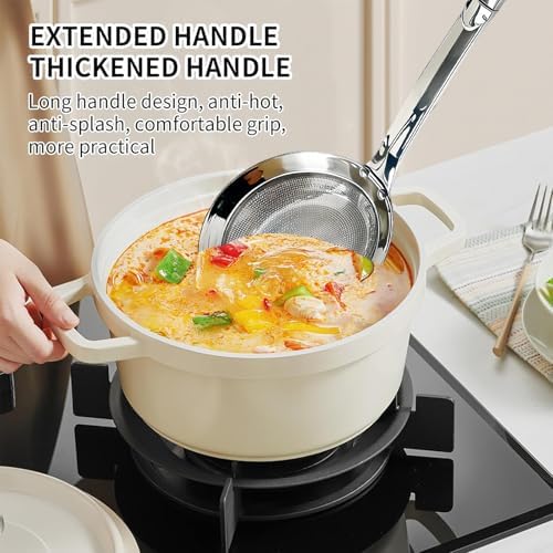 Stainless Steel Colander, 2024 Upgrade Extra Fine Mesh Strainer with