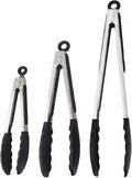 Kitchen Tongs with Silicone Tips, Kitchen Tongs, Cooking Tongs, Premium by Unknown