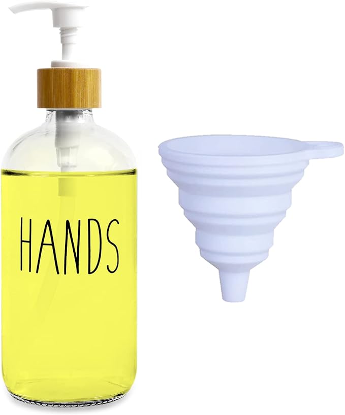 LOOCHICA Clear Glass Soap Bottle by Loochica