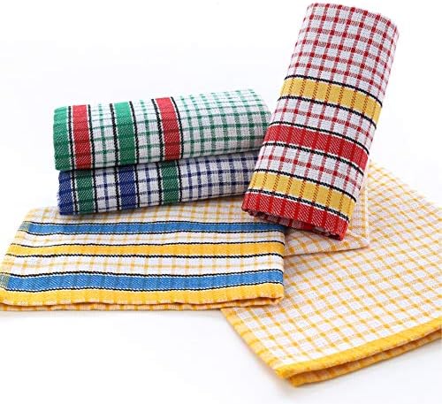 Large Kitchen Dish Towels, 16 Inch x 26 Inch Bulk Absorbent Cotton