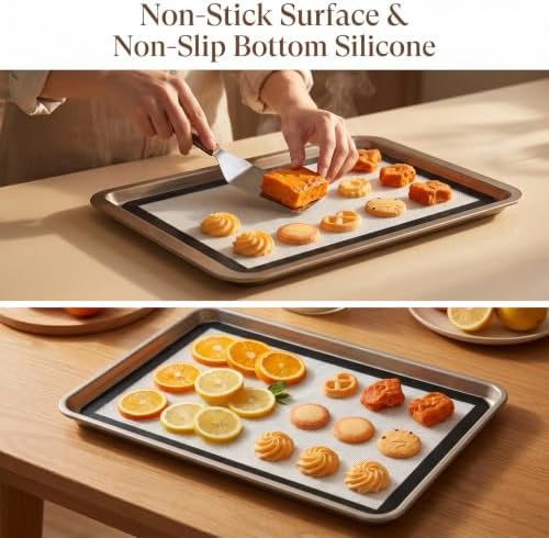 10 Pcs Silicone Baking Mats for Freeze Dryer Trays