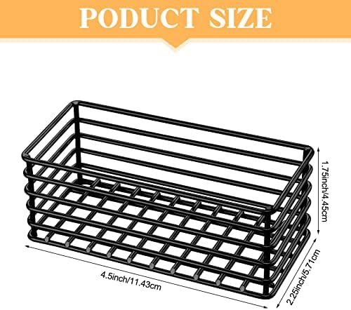 Oudain 2 Pcs Sugar Packet Holders for Coffee Bar, Black