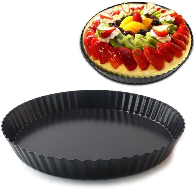 Pie Tart Pans 5 inch Set of 6 with Removable Bottom Non-stick Round
