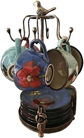Creation Core Vintage Bronze Iron Coffee Cup Holder Storage Premium