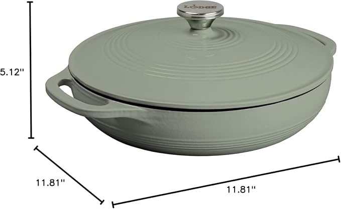 Lodge Essential Enamel Braiser - Image 3