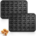 P&P CHEF Mini Muffin Pan, 24-Cup Non-stick Mini Cupcake Pans, 2Pieces