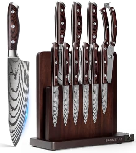 12-Piece Magnetic Knife Set