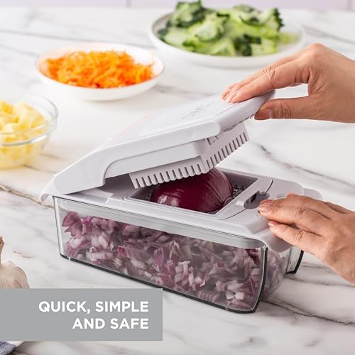 Cook with Color 11-in-1 Vegetable Chopper, Gray