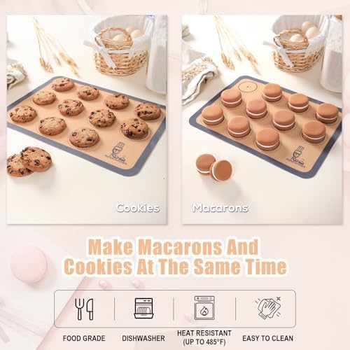 Silicone Baking Mat Macaron Set of 3