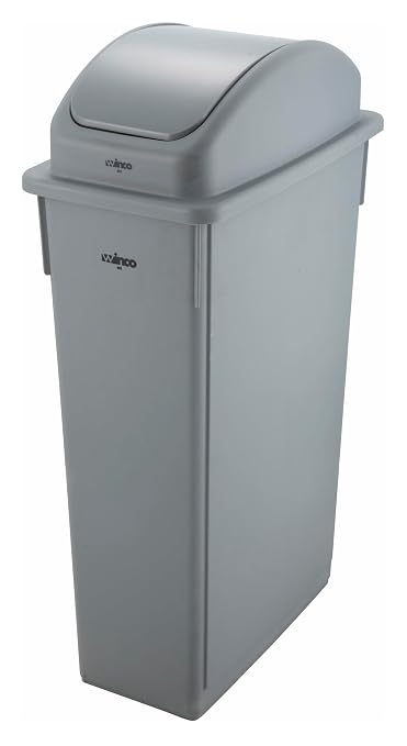 Winco PTC-23SG Slender Trash Can - Image 3