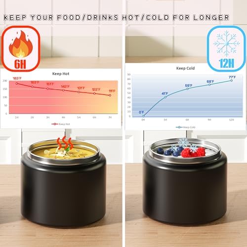11.8 oz Thermo for Hot Food, Soup Thermo Stainless Steel, Hot Food