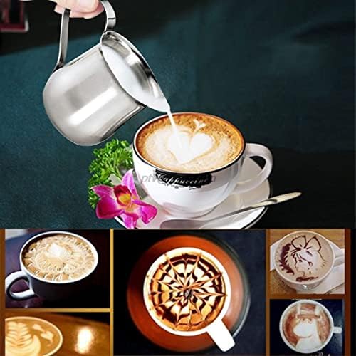 Rolin Roly 7.5 oz Milk Frothing Pitcher Stainless Steel Small
