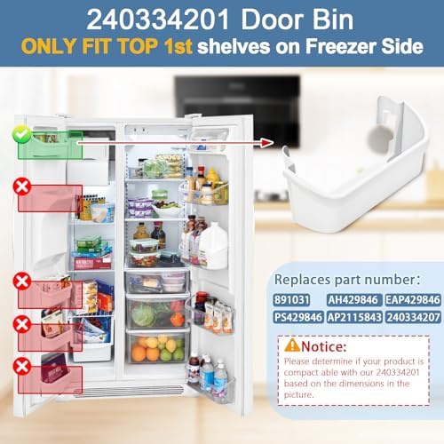 240334201 Refrigerator Door Shelf Bin