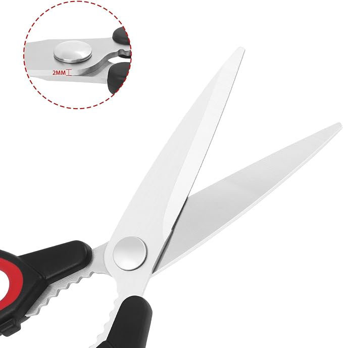 Kitchen Scissors, Sharp Stainless Steel Blades and Comfort-Grip Handles - Image 3