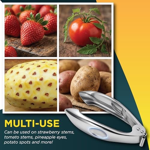 Strawberry Huller, Pitter and Corer Tool