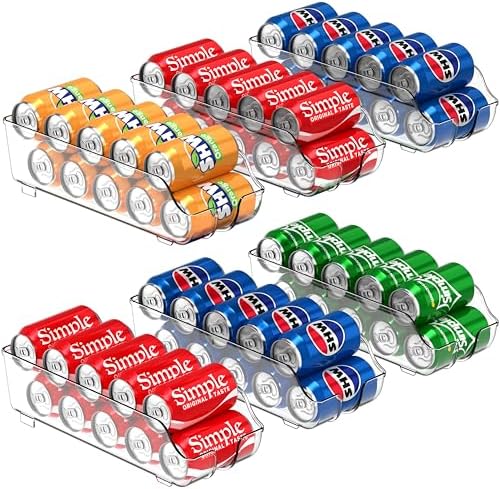 Simple Houseware Soda Can Organizer, Set of 6