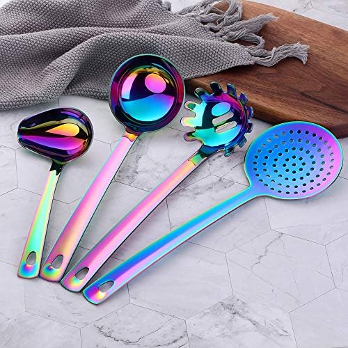 Stainless Steel Kitchen Utensil Set, 8 Cooking Utensils