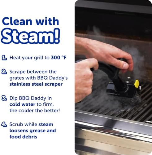Scrub Daddy BBQ Daddy Grill Cleaner Kit, 4 Count